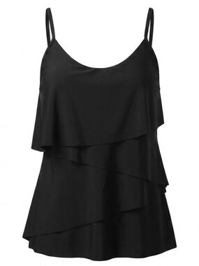 Magicsuit Black Chloe Tankini Top size 14